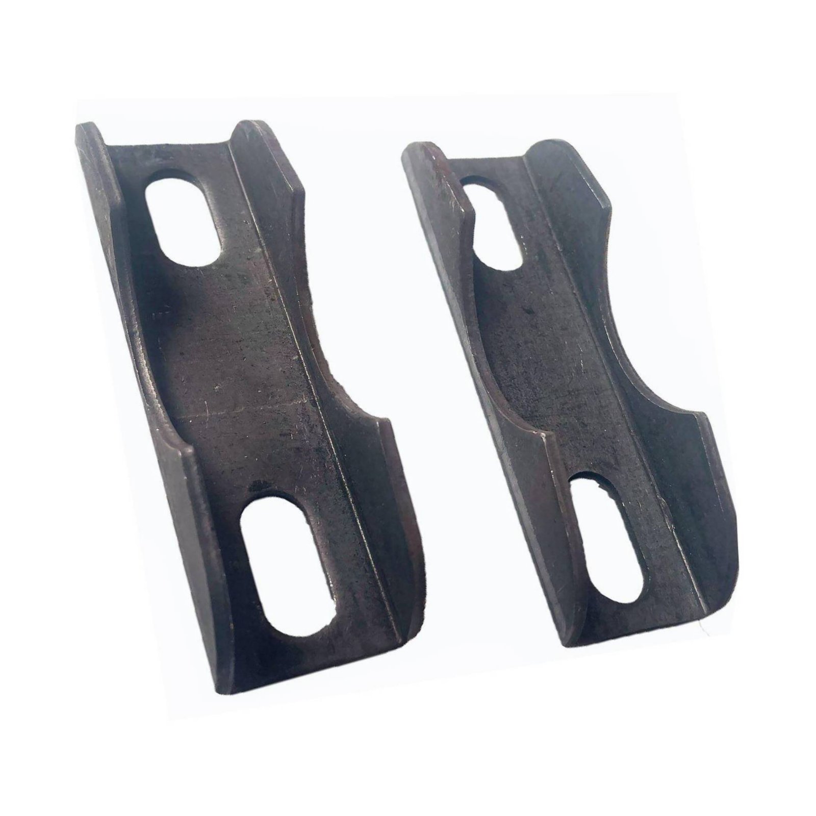 2 Pieces Rear Axle Hanger Brackets Metal Construction Kart Axle Weld Brackets Pre-Drilled Holes Go Kart Rear Mount Plates for DIY Project, Repair
