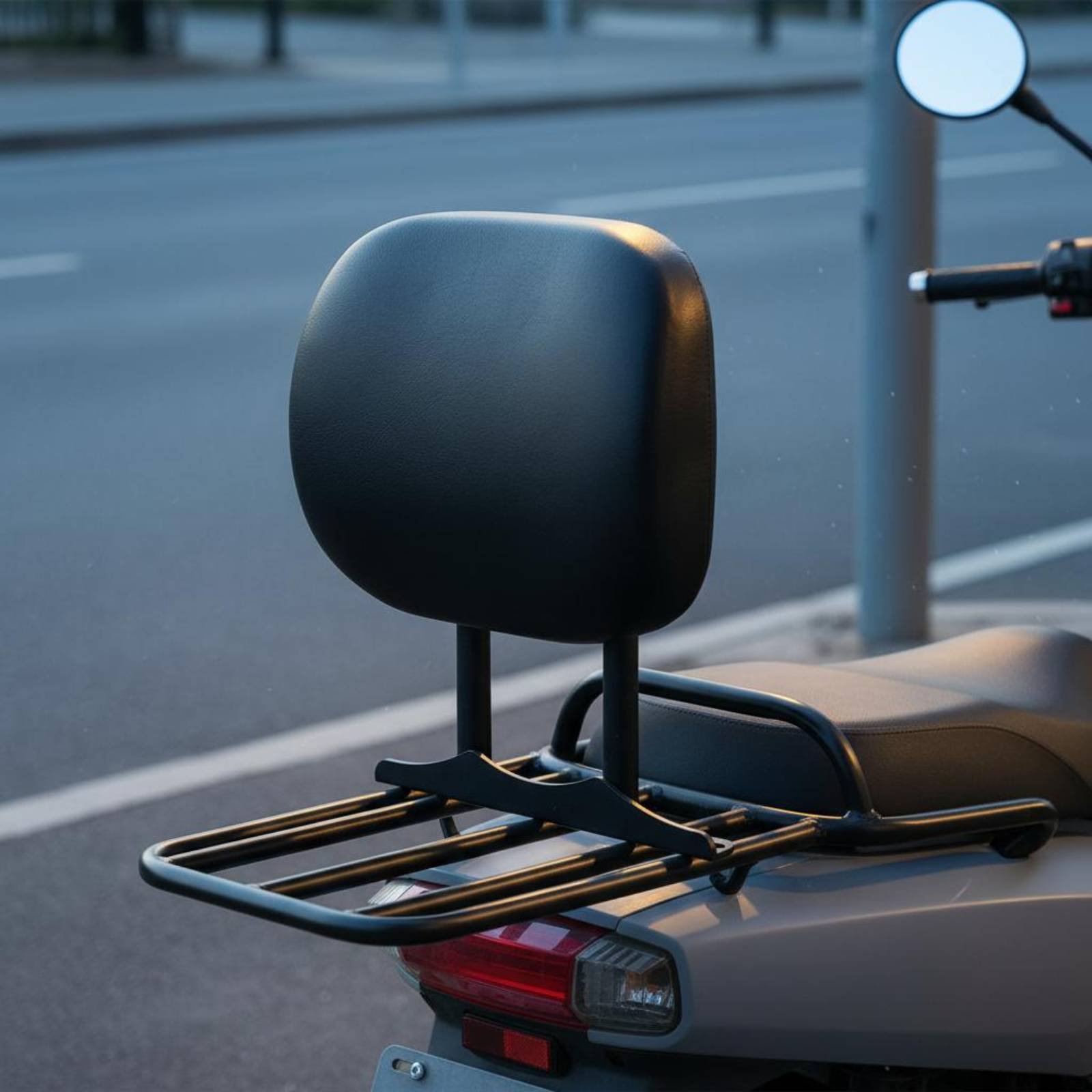 Adjustable Scooter Backrest Pad Easy Installation Vehicle Accessory - Produktbild 5