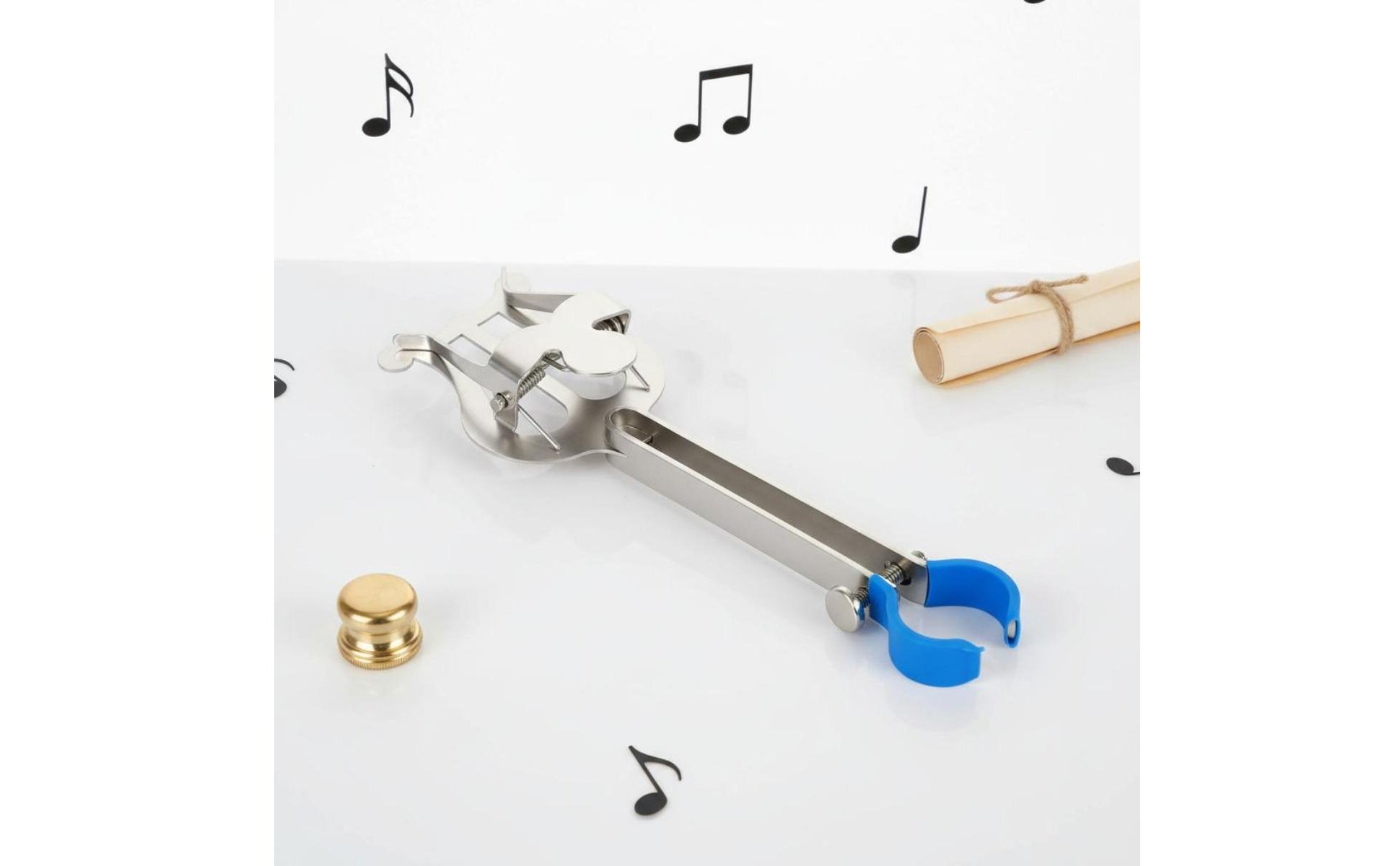 Porte-Partition de Marche Portable Lyre Trompette Réglable pour Trompettistes