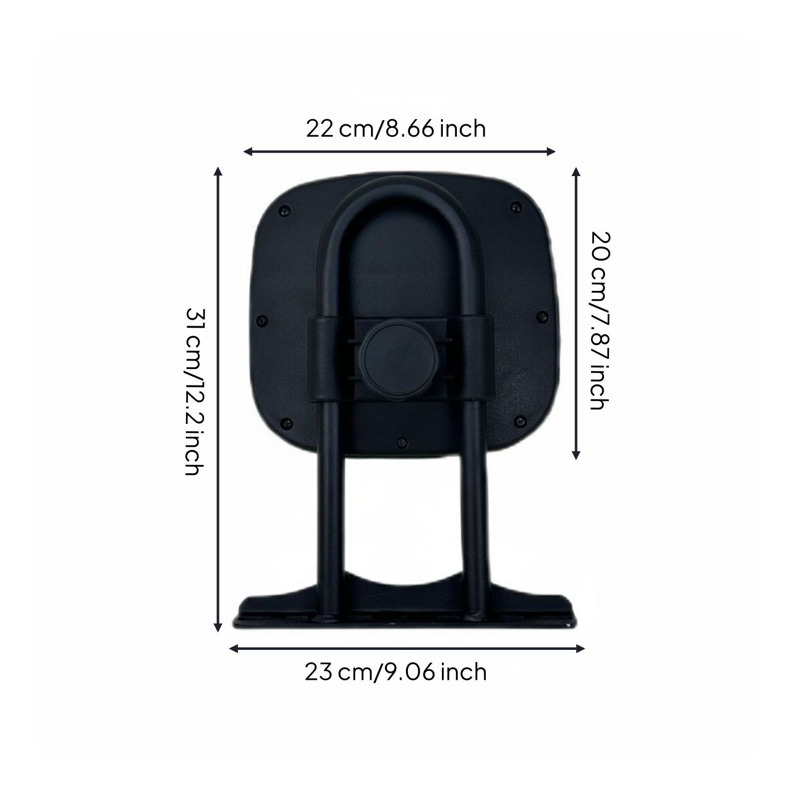 Adjustable Scooter Backrest Pad Easy Installation Vehicle Accessory