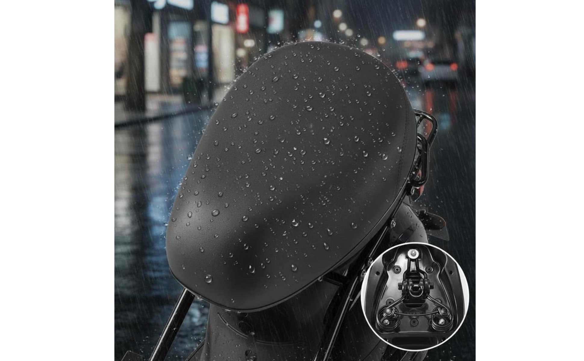 Electric Bike Seat Long-Lasting Waterproof Two-Wheeler Saddle Soft Foam Padding
