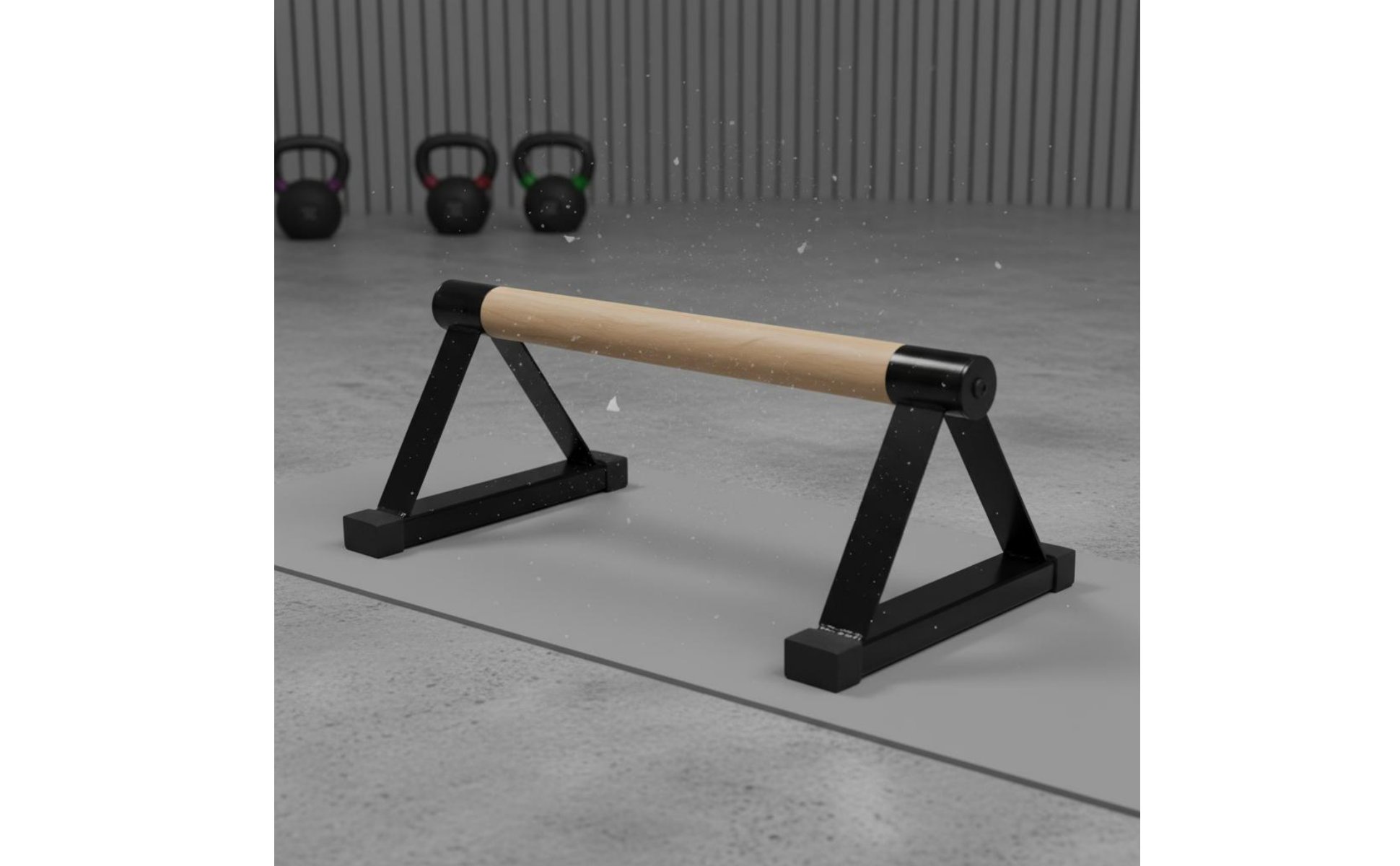 Wooden Press-up Handles Triangle Frame Press-up Handles Solid Wood for Beginners