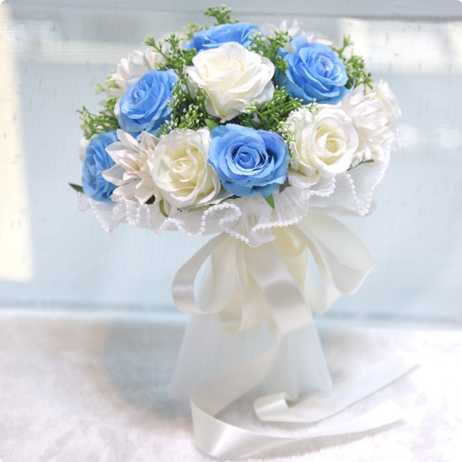 Artificial Bridal Flower Arrangement Ready to Use Wedding Flower Arrangement