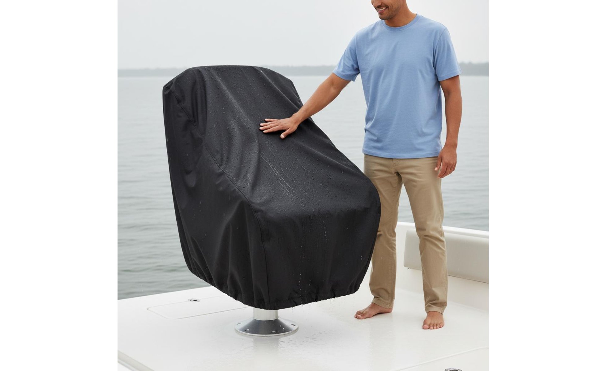 Boat Seat Cover Dustproof Yacht Chair Cover Rainproof for Dock Storage