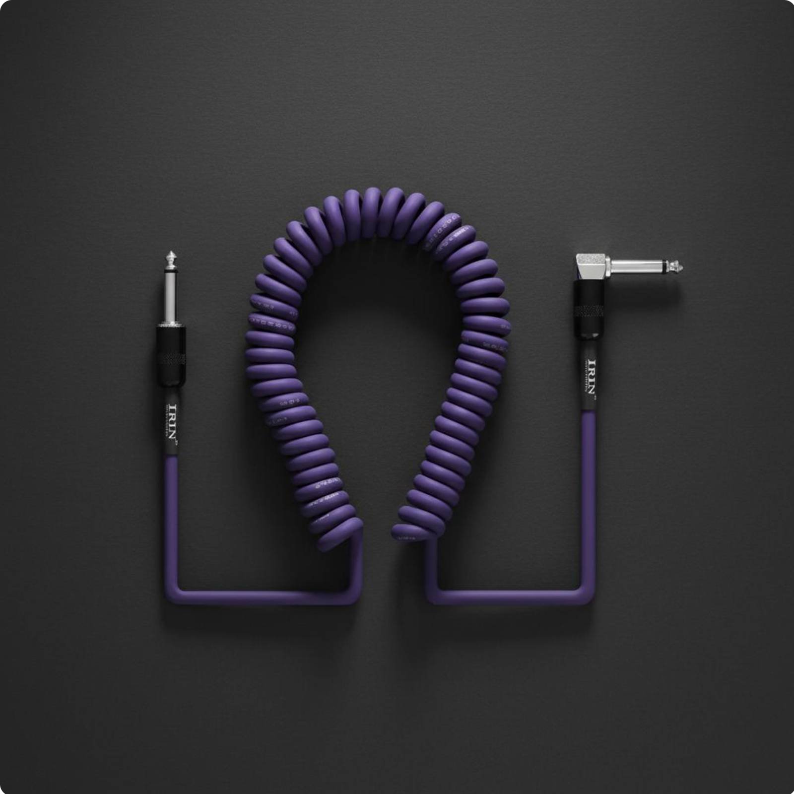 Coiled Guitar Cable Noise Reduction Bass Guitar Cable Coiled Design for Practice