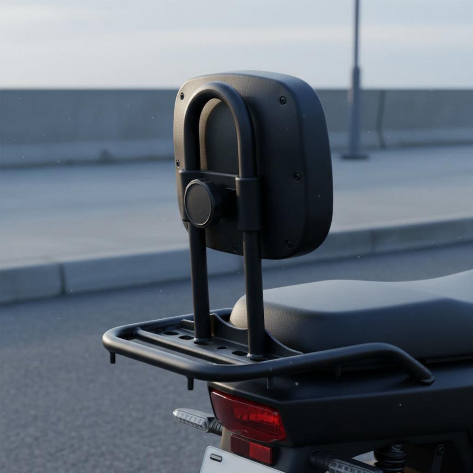 Adjustable Scooter Backrest Pad Easy Installation Vehicle Accessory - Produktbild 3