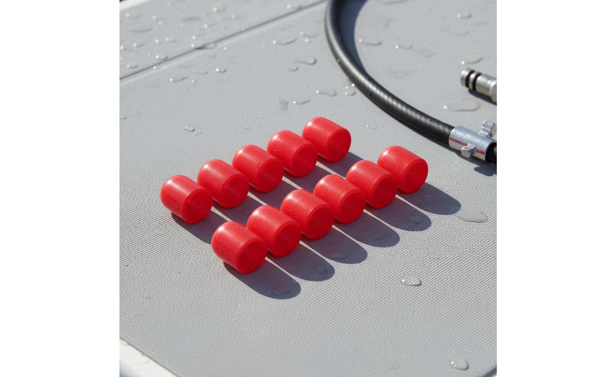 10 Pièces Protection de Valve BCD PVC Équipement Sportif Facile à Remplacer