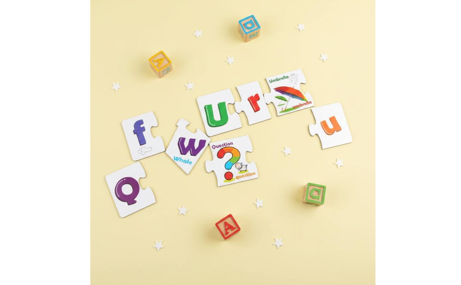 Alphabet Matching Cards Hand-Eye Coordination Wood Letter Matching Game