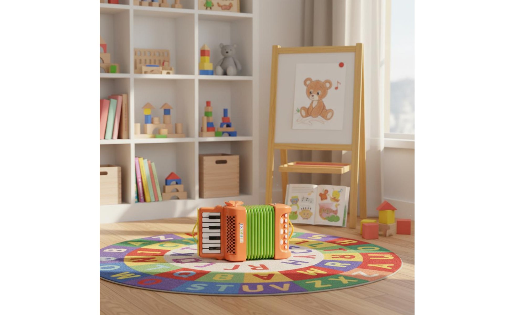 Kids Music Accordion Parent-Child Interactive Mini Accordion Toy