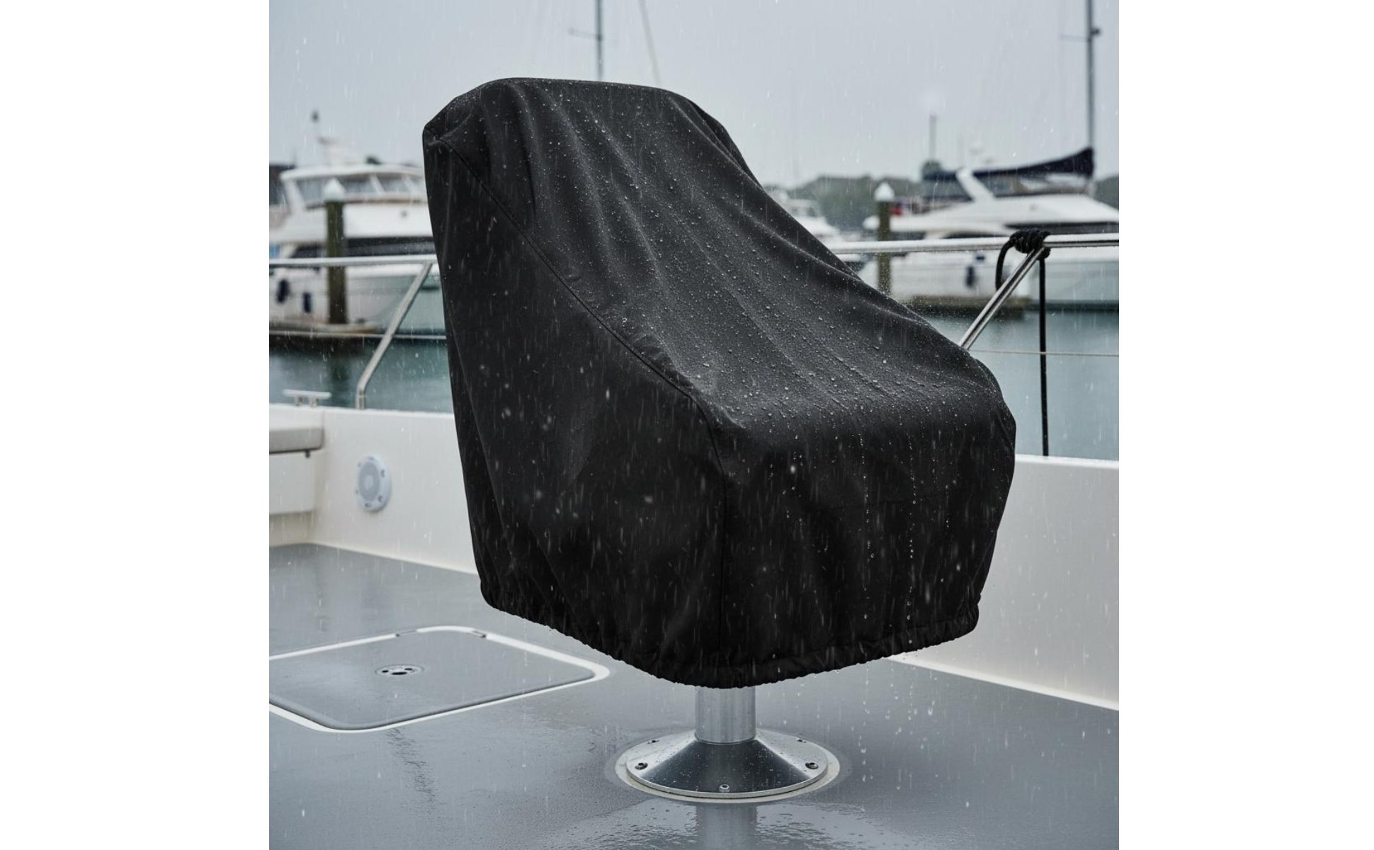 Boat Seat Cover Dustproof Yacht Chair Cover Rainproof for Dock Storage