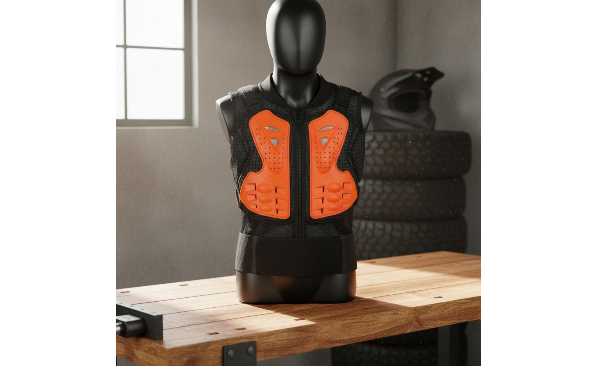 Bike Impact Resistant Motocross Chest and Back Protector Shockproof Motorcycle Chest Protector for Men