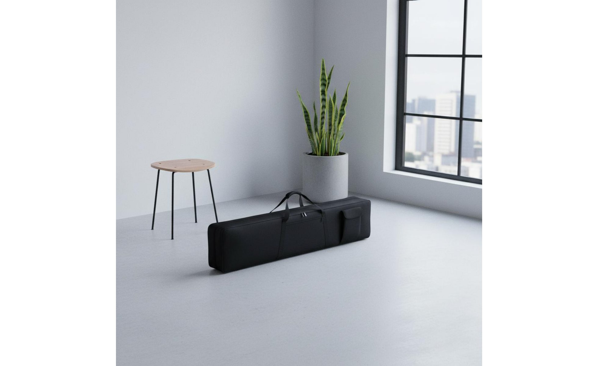 Padded Digital Piano Bag Thickened Padding 88-Key Keyboard Case External Pockets