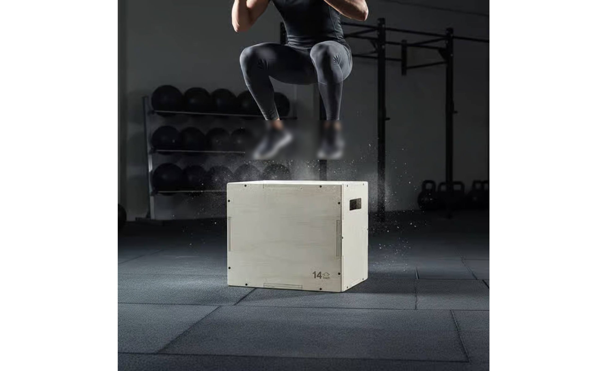 Wooden Plyo Box Compact and Portable Plyometric Box Long-Lasting Construction
