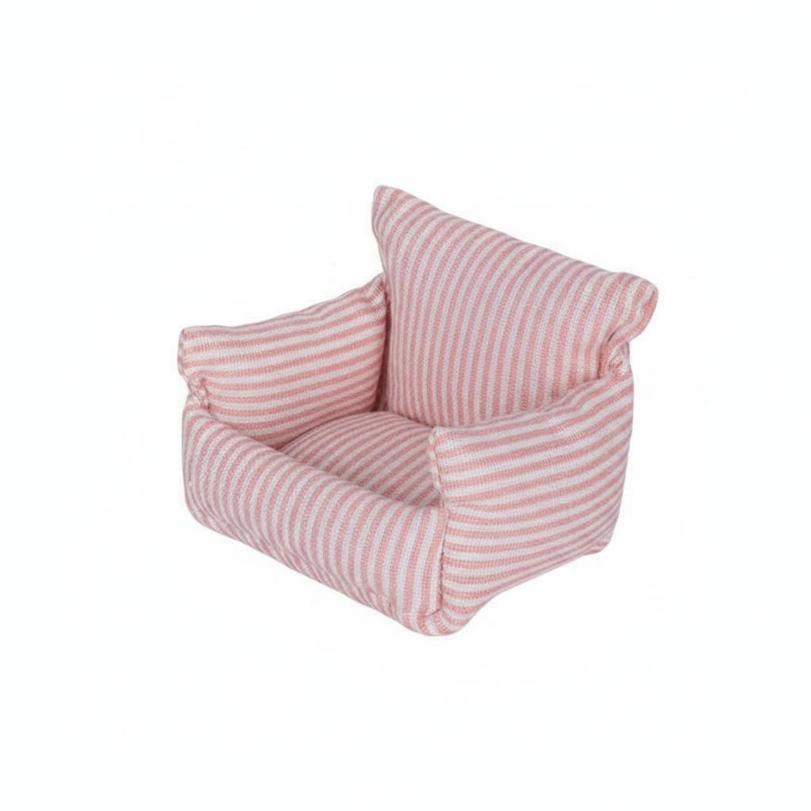 Realistic Details BJD Sofa Textile Dollhouse Single Sofa Handmade Mini Armchair Soft Cushion