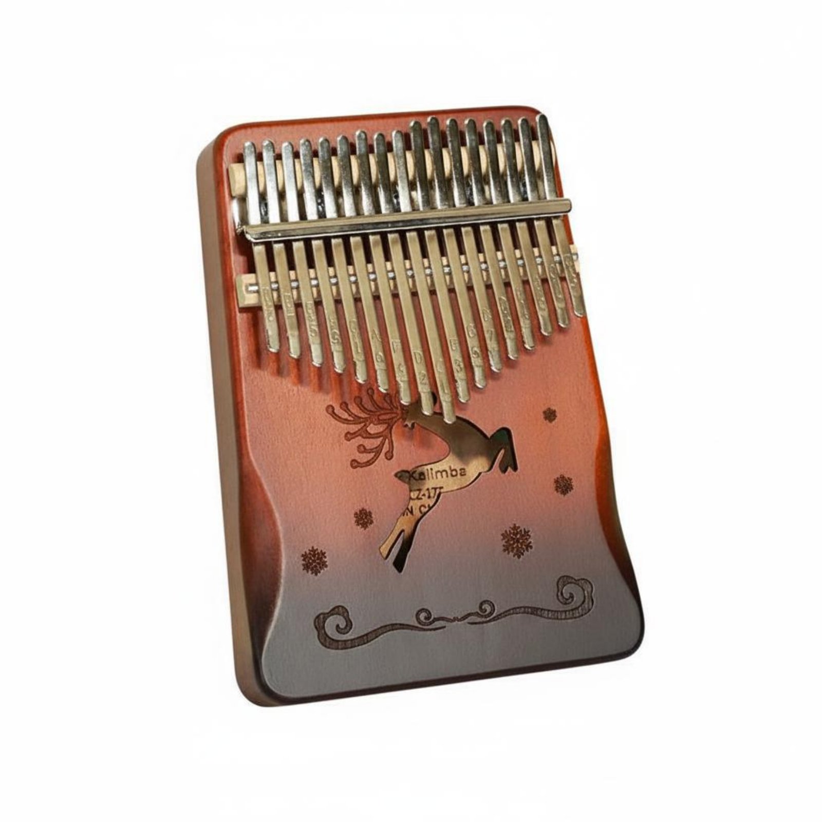 Easy to Learn 17-Key Kalimba Warm Sound 17 Note Kalimba High Quality Wood Wooden Thumb Piano for Beginners, Practice
