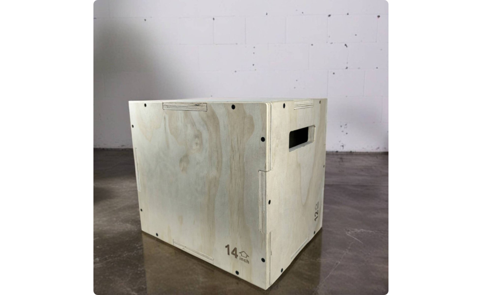 Wooden Plyo Box Compact and Portable Plyometric Box Long-Lasting Construction