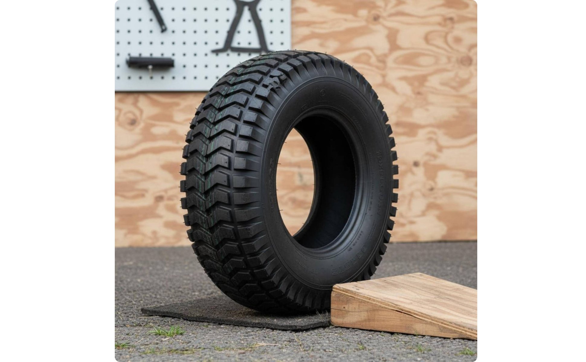 Mini Kart Tire and Rim Assembly High Traction Drift Mini-Kart Wheel Rim Knobby