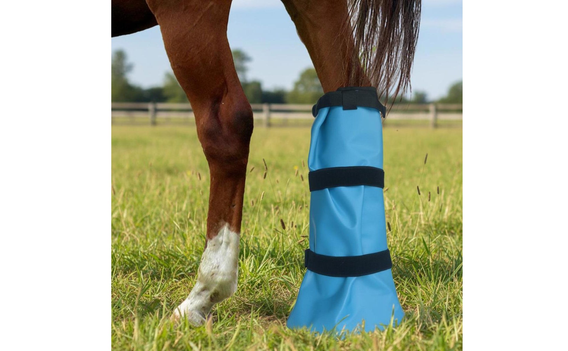 Pferde-Hufeinweichstiefel auslaufsicher Hufeinweichbeutel tragbar für Tierklinik