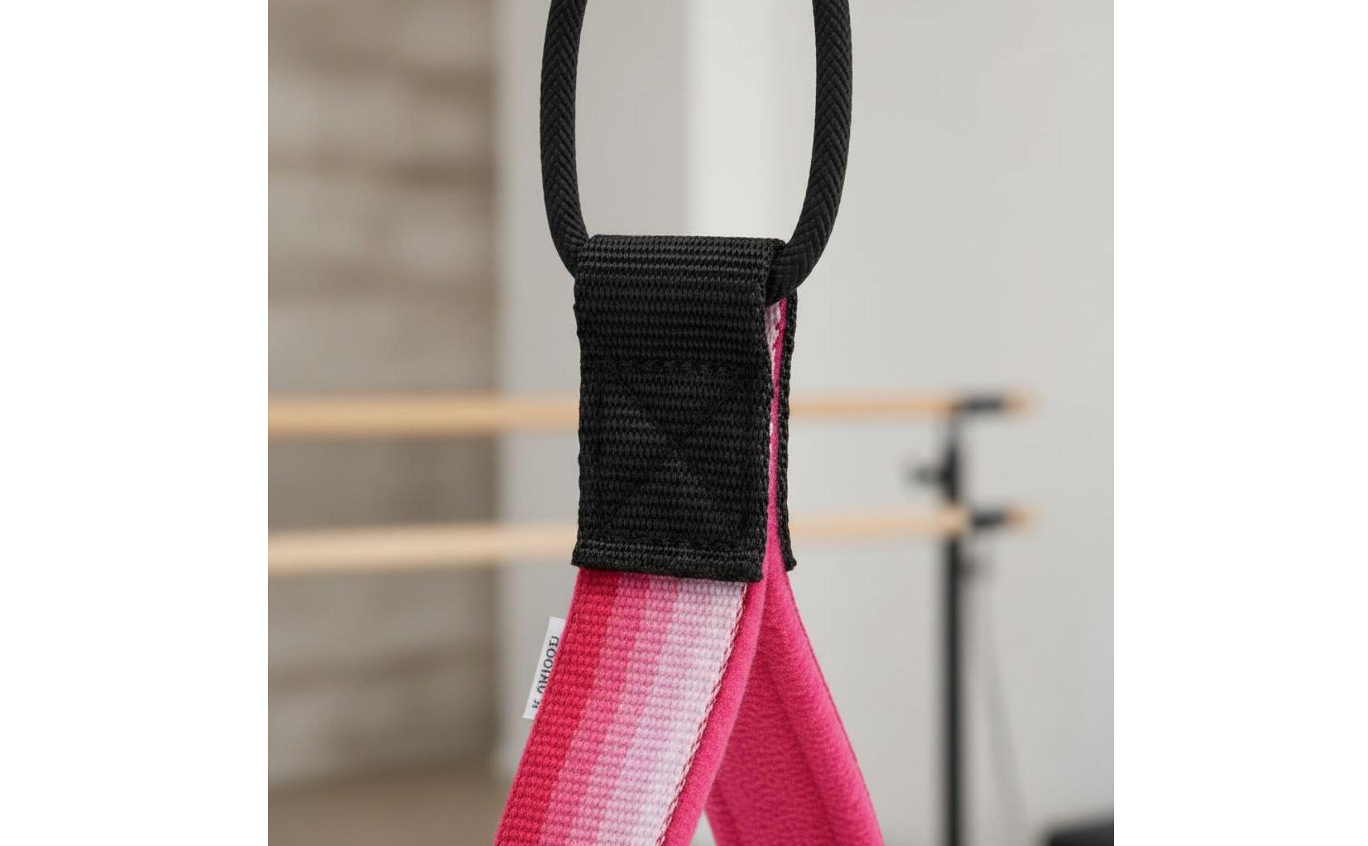 2 Pieces Pilates Reformer Strap Soft Fleece Pilates Foot Strap Gradient Color