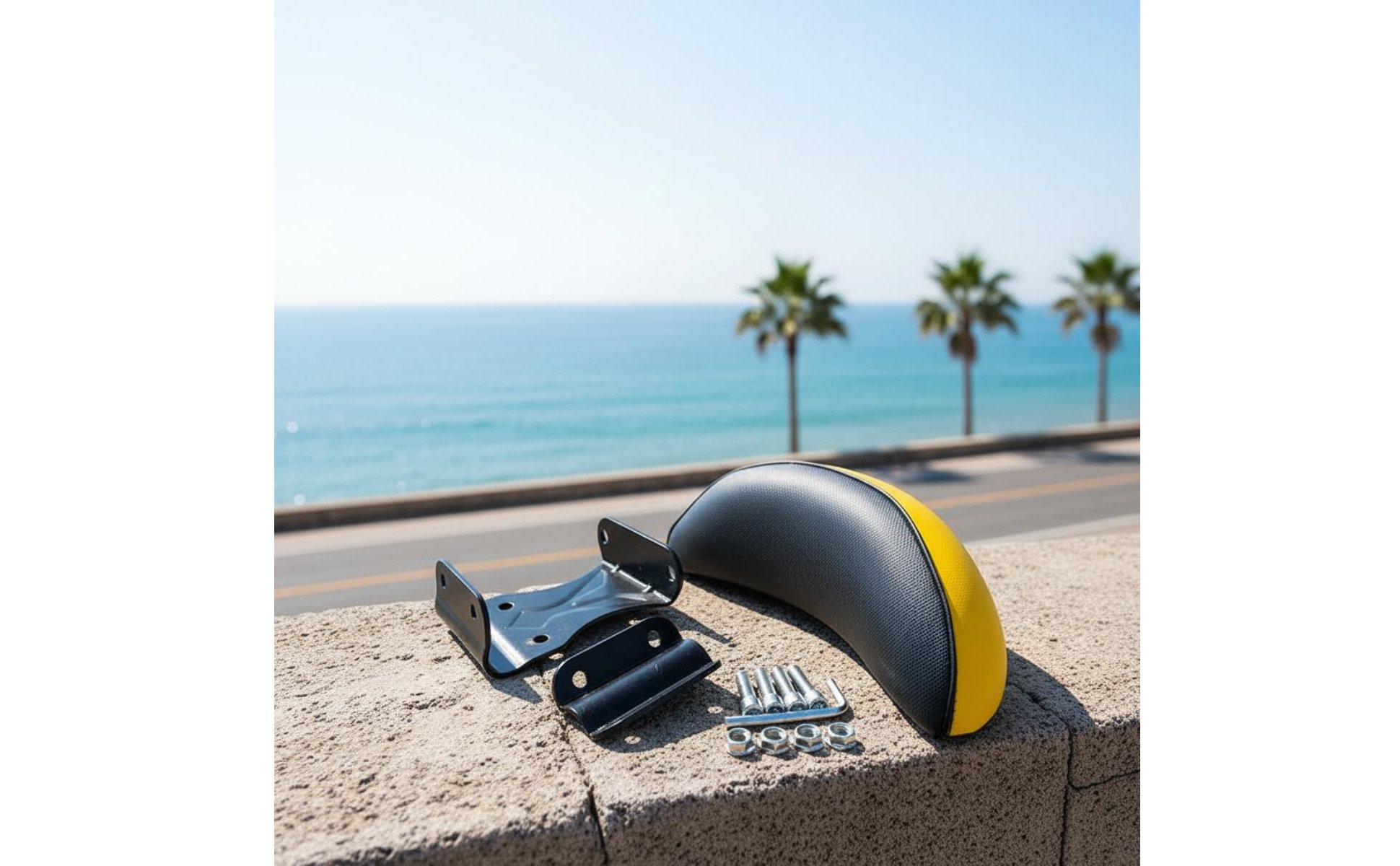 Electric Scooter Back Pad Easy to Install Motorbike Rear Backrest