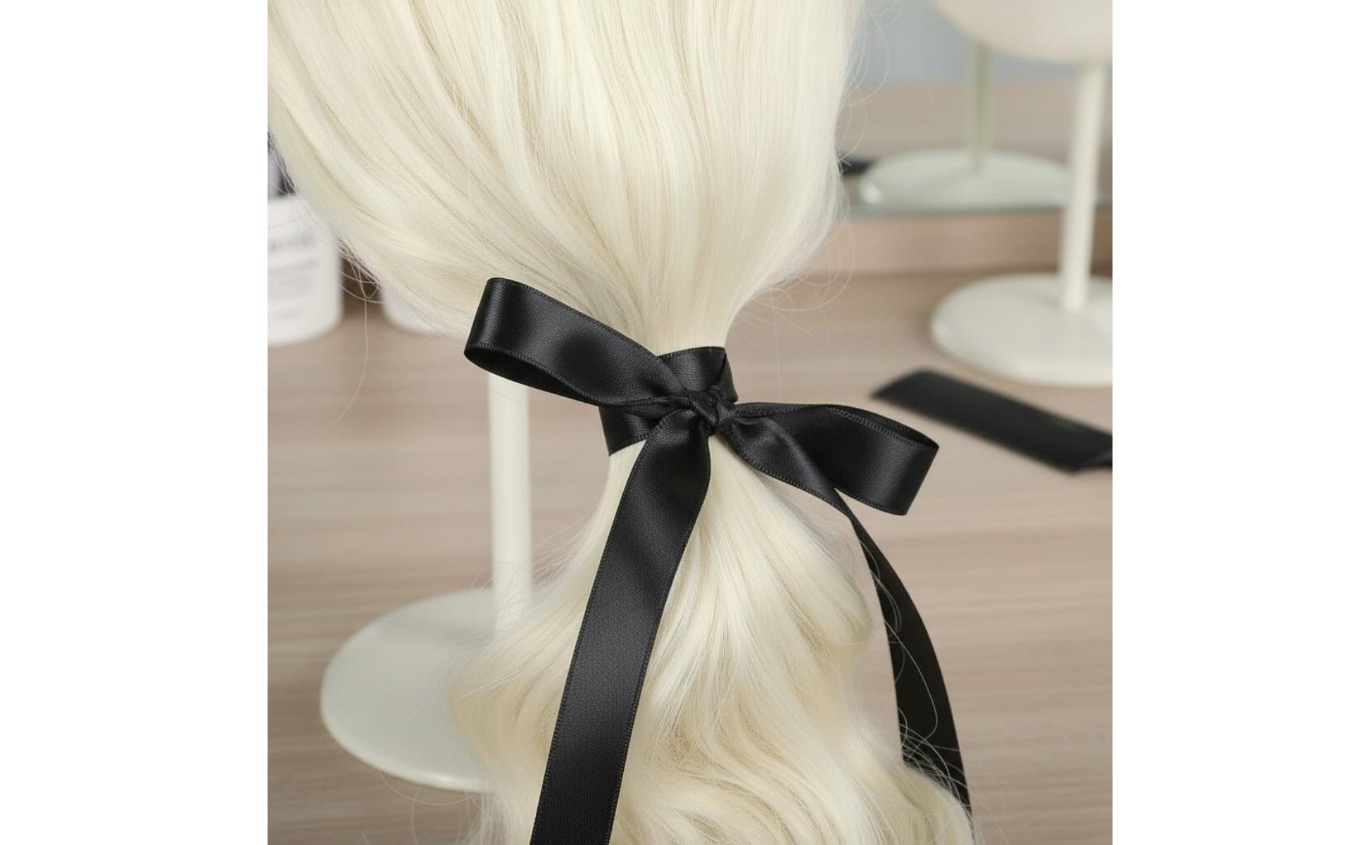 Founding Father Hairpiece Breathable Mesh Barrister Hairpiece Adjustable Size