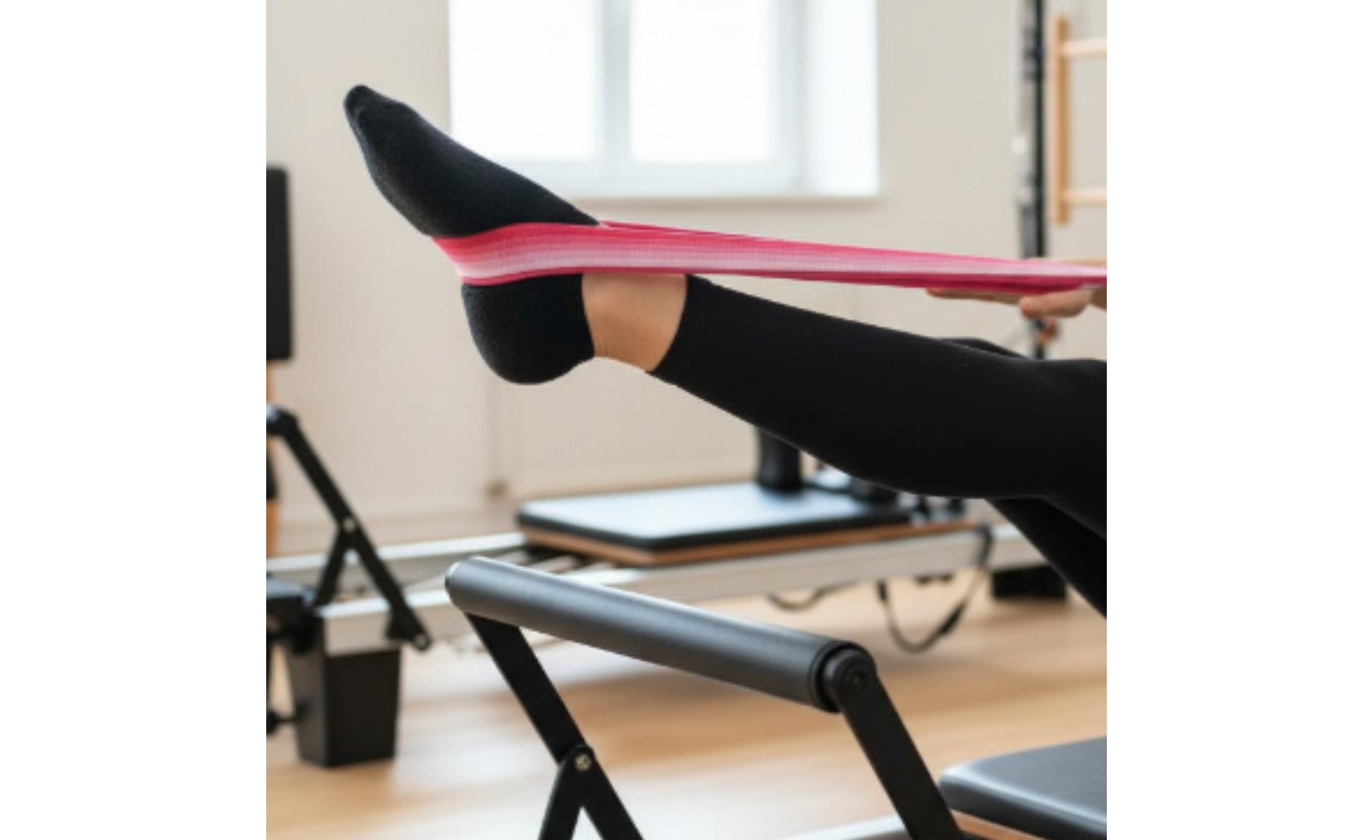 2 Pieces Pilates Reformer Strap Soft Fleece Pilates Foot Strap Gradient Color