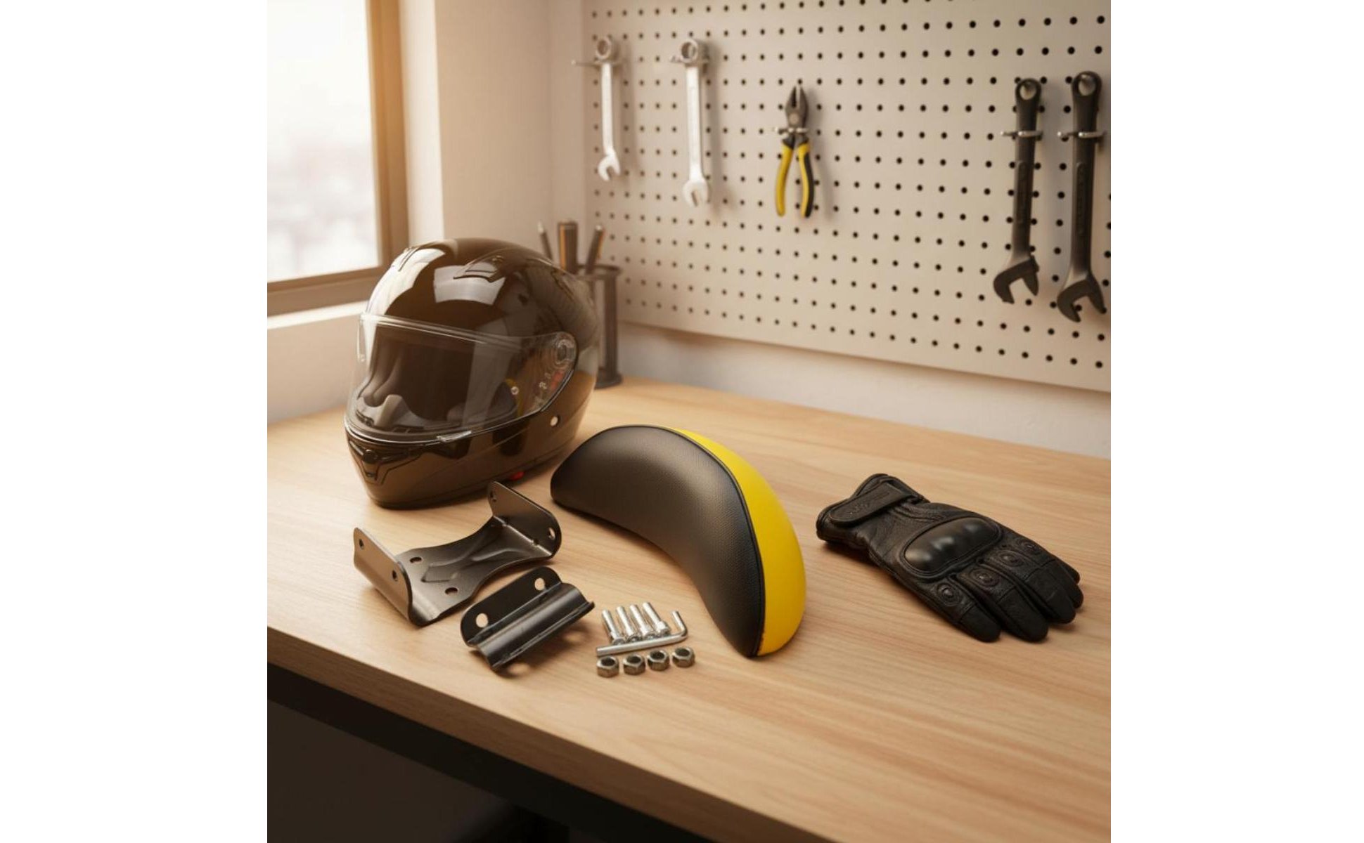 Electric Scooter Back Pad Easy to Install Motorbike Rear Backrest