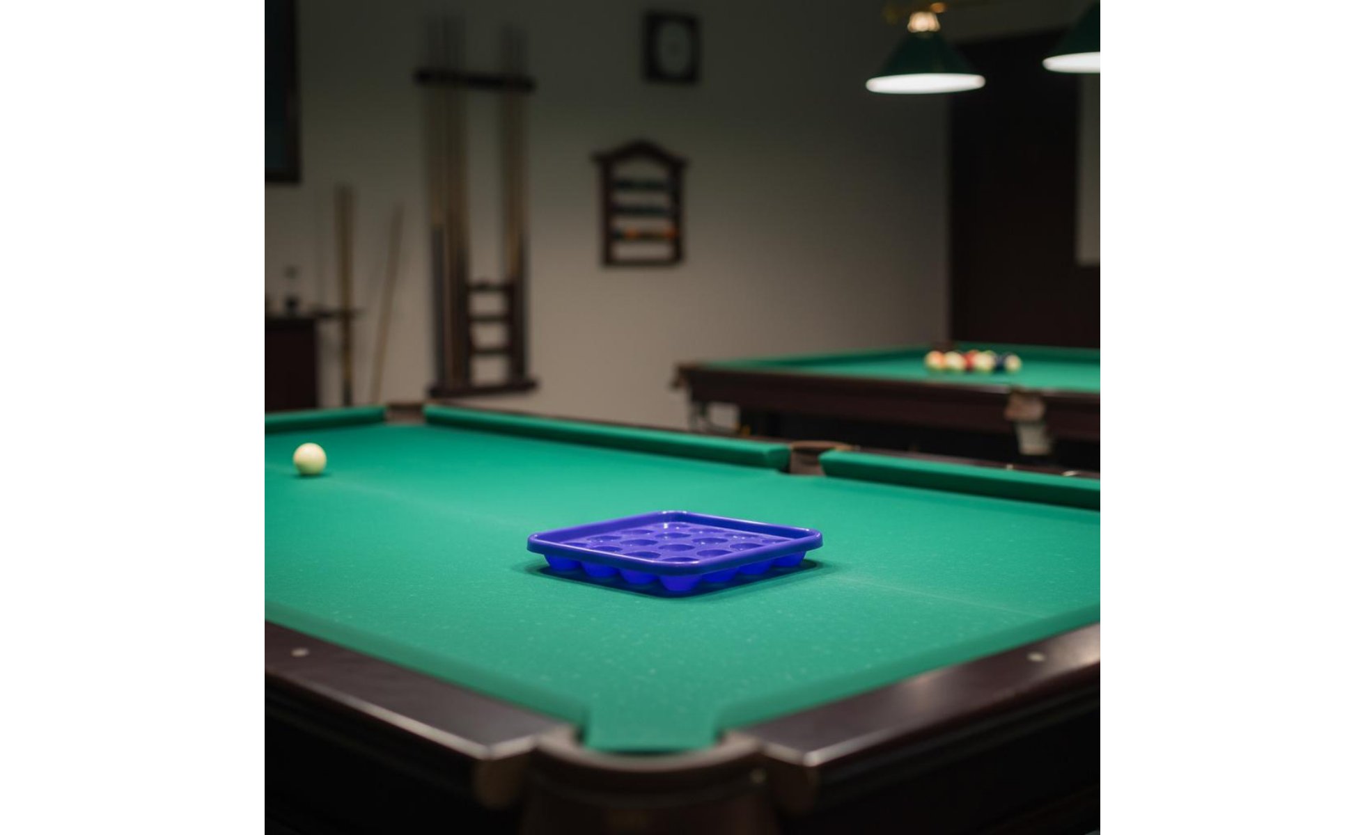 Pool-Kugel-Tablett langlebig Billardkugel-Ablage verdicktes Material