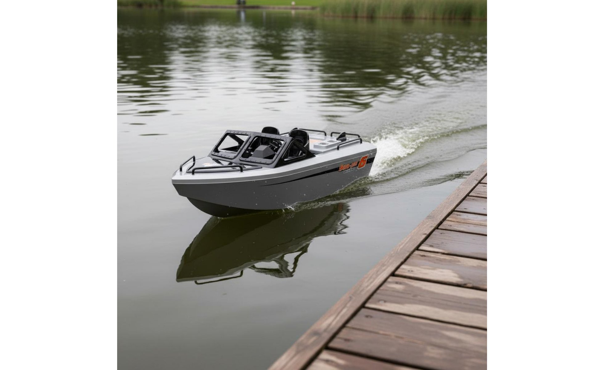 Wireless Control Racing Boat USB Charging Brushless RC Boat for Pool, Boys, Kids