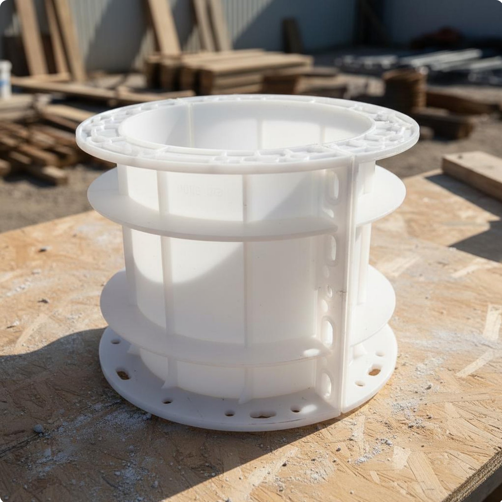 Photovoltaik-Fundamentform hohe Belastbarkeit zylindrische Betonschalung