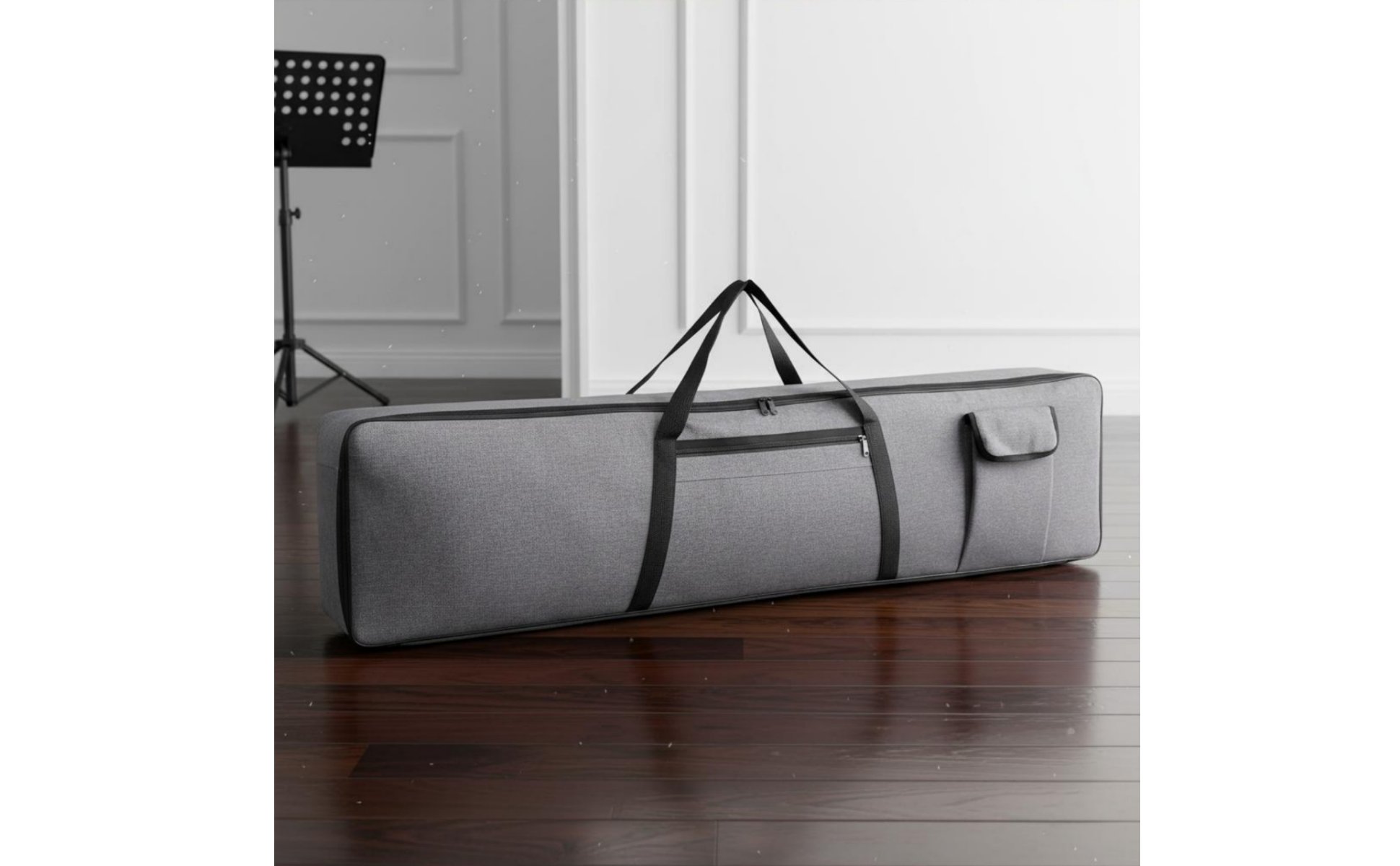 Padded Digital Piano Bag Thickened Padding 88-Key Keyboard Case External Pockets