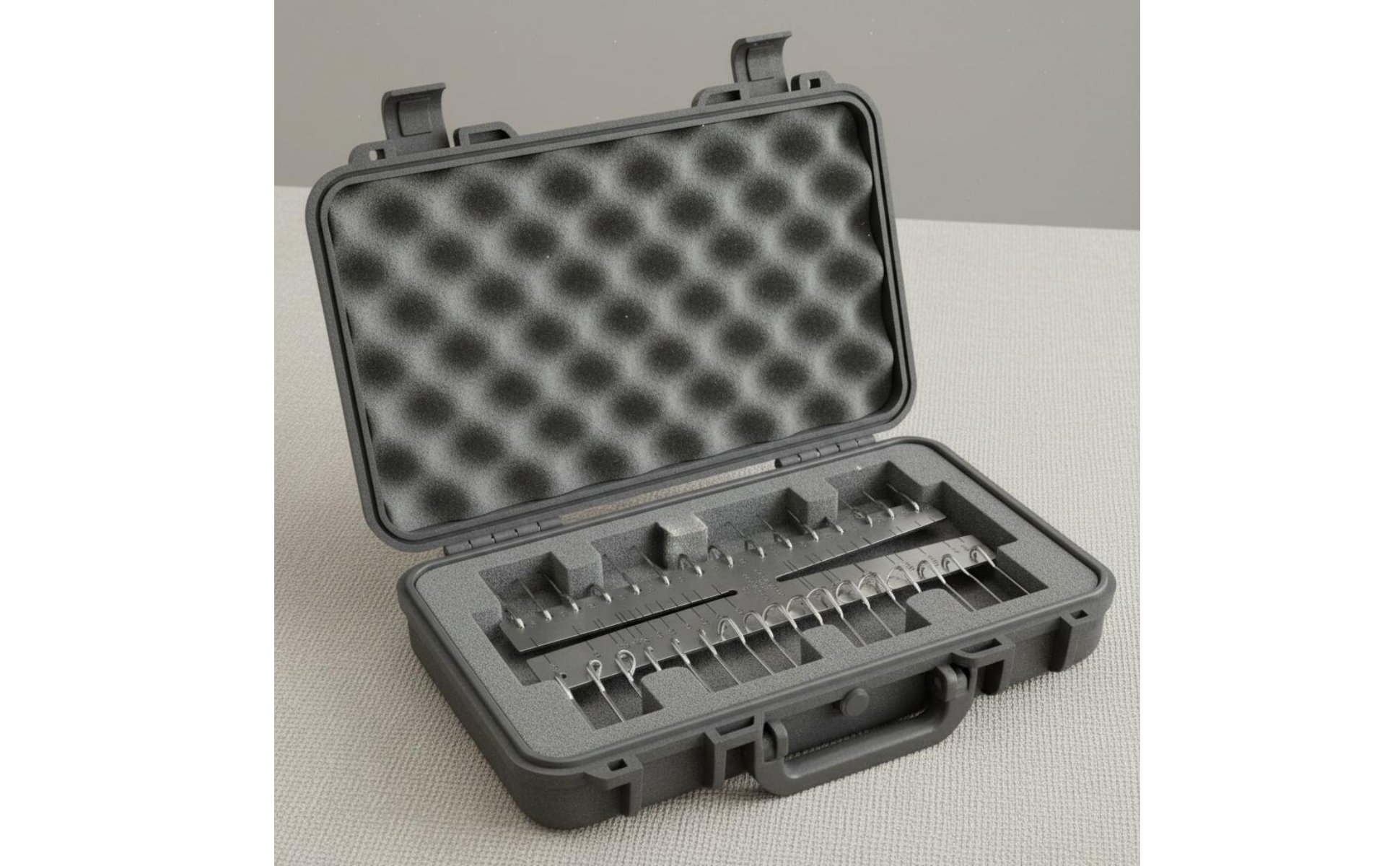 Capillary Tube Gauge Double Scale Inner Outer Diameter Gauge Stainless Steel