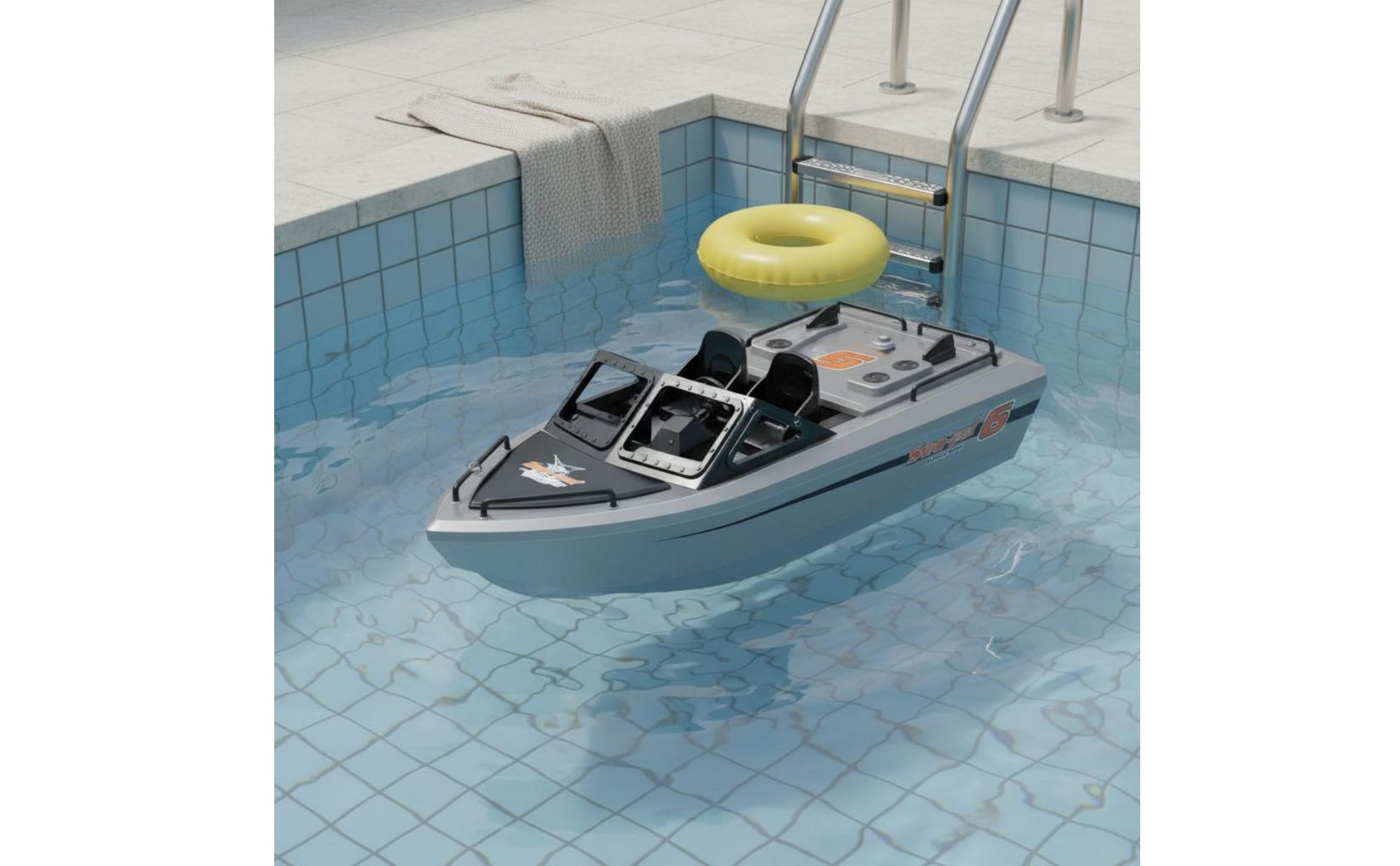 Wireless Control Racing Boat USB Charging Brushless RC Boat for Pool, Boys, Kids