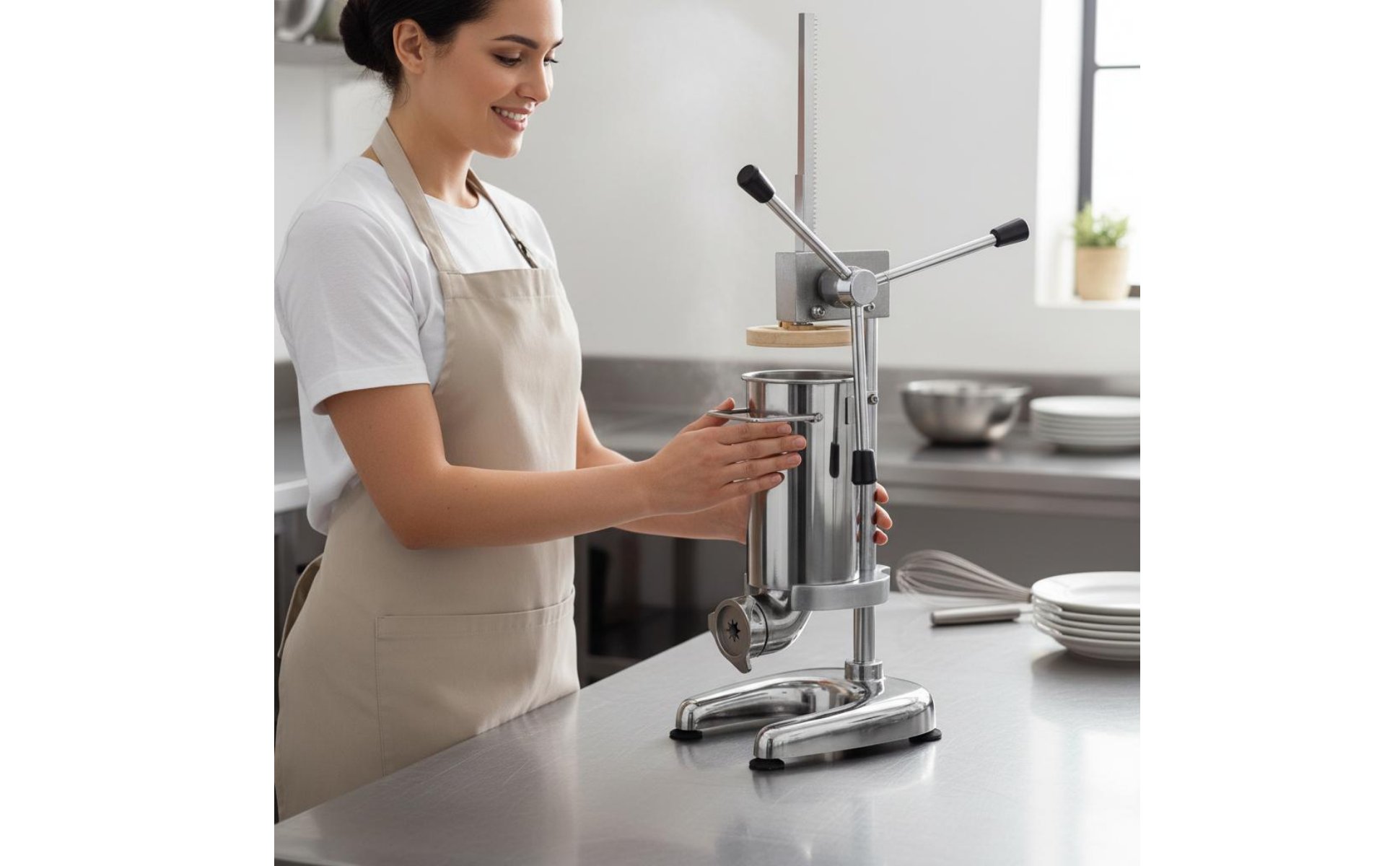 Churros Extruder Machine 3L Capacity Stainless Steel Churros Machine for Bakery