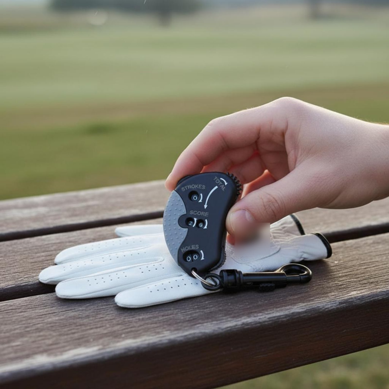 Handheld Golf Score Counter Portable Golf Stroke Counter Clip Mini Size