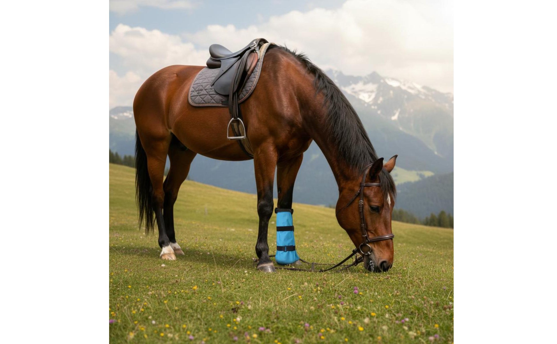 Pferde-Hufeinweichstiefel auslaufsicher Hufeinweichbeutel tragbar für Tierklinik