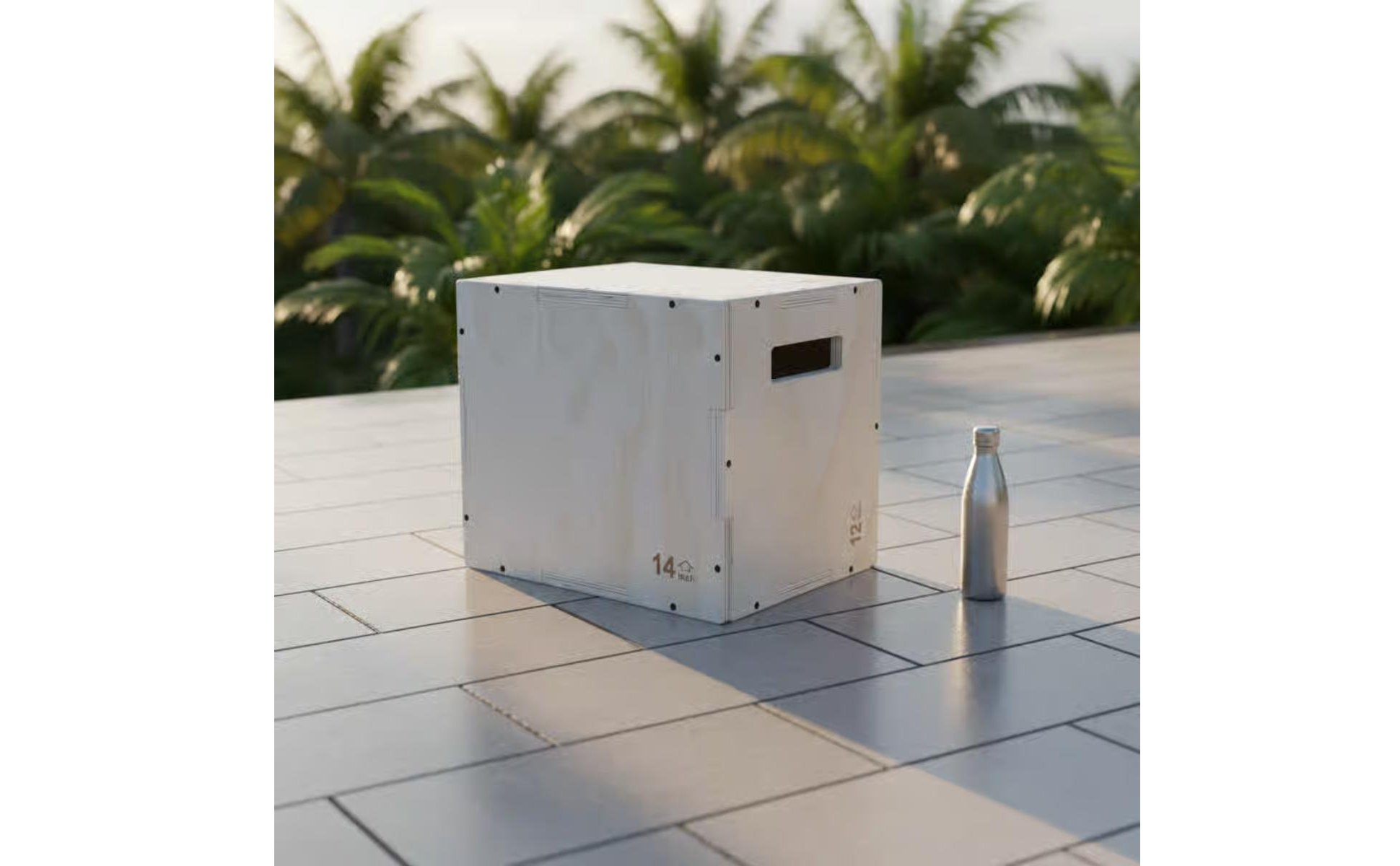 Wooden Plyo Box Compact and Portable Plyometric Box Long-Lasting Construction