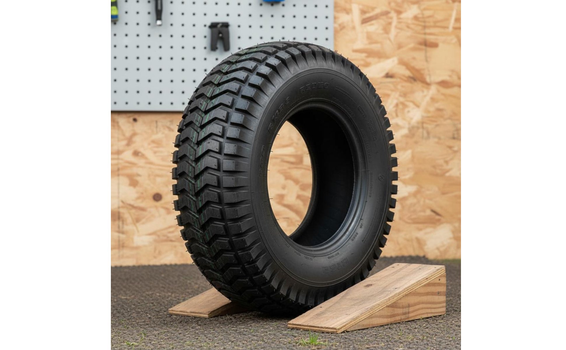 Mini Kart Tire and Rim Assembly High Traction Drift Mini-Kart Wheel Rim Knobby