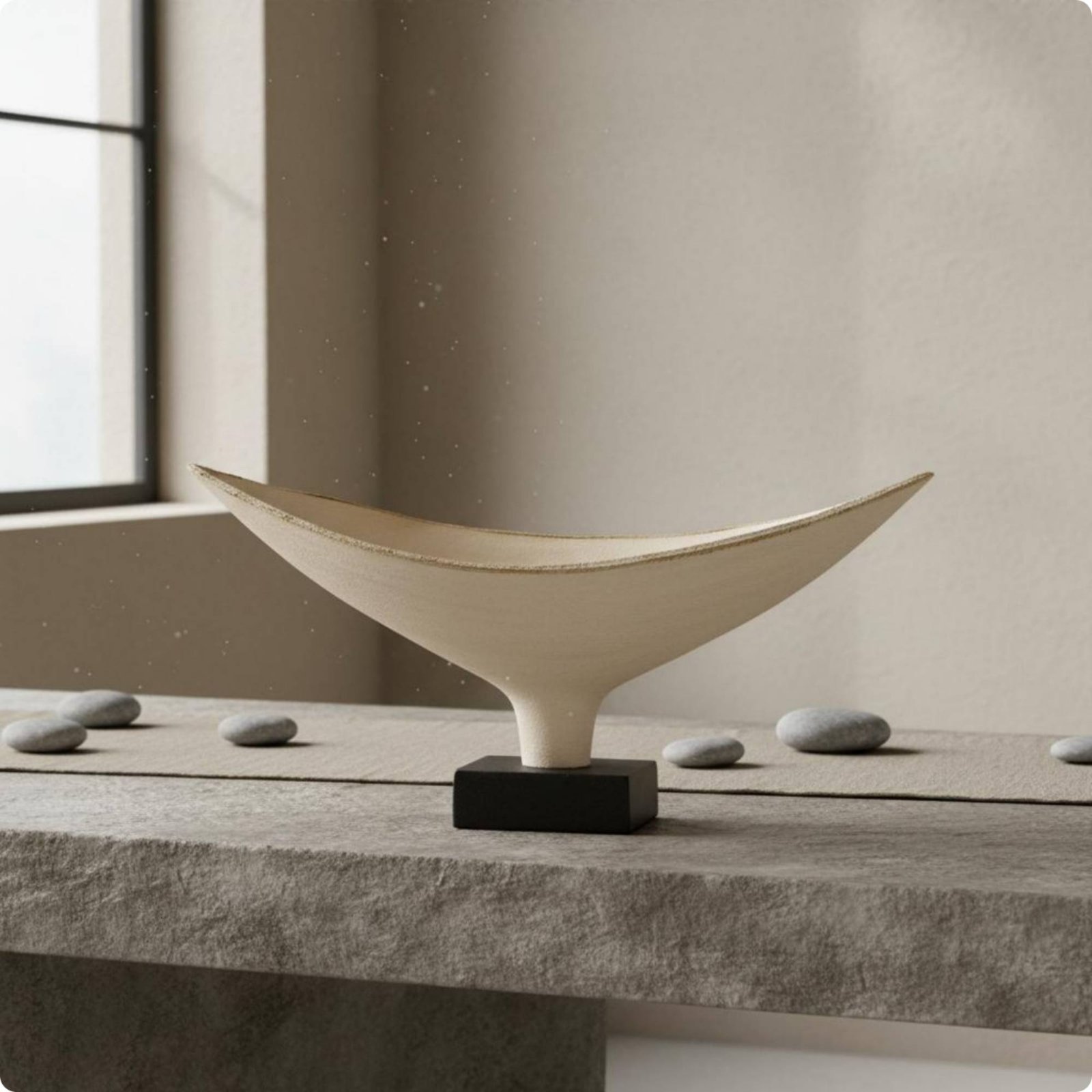 Zen-Ästhetik Tablett Modern-Minimalistisch Dekorative Obstschale Handgemacht - Produktbild 7