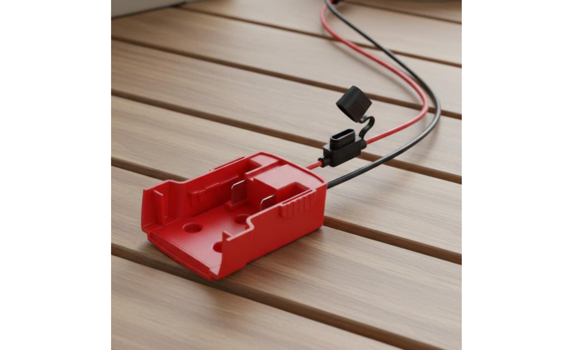 Adaptateur Pile 18V Facile à Installer Adaptateur Pile 18 V 12AWG