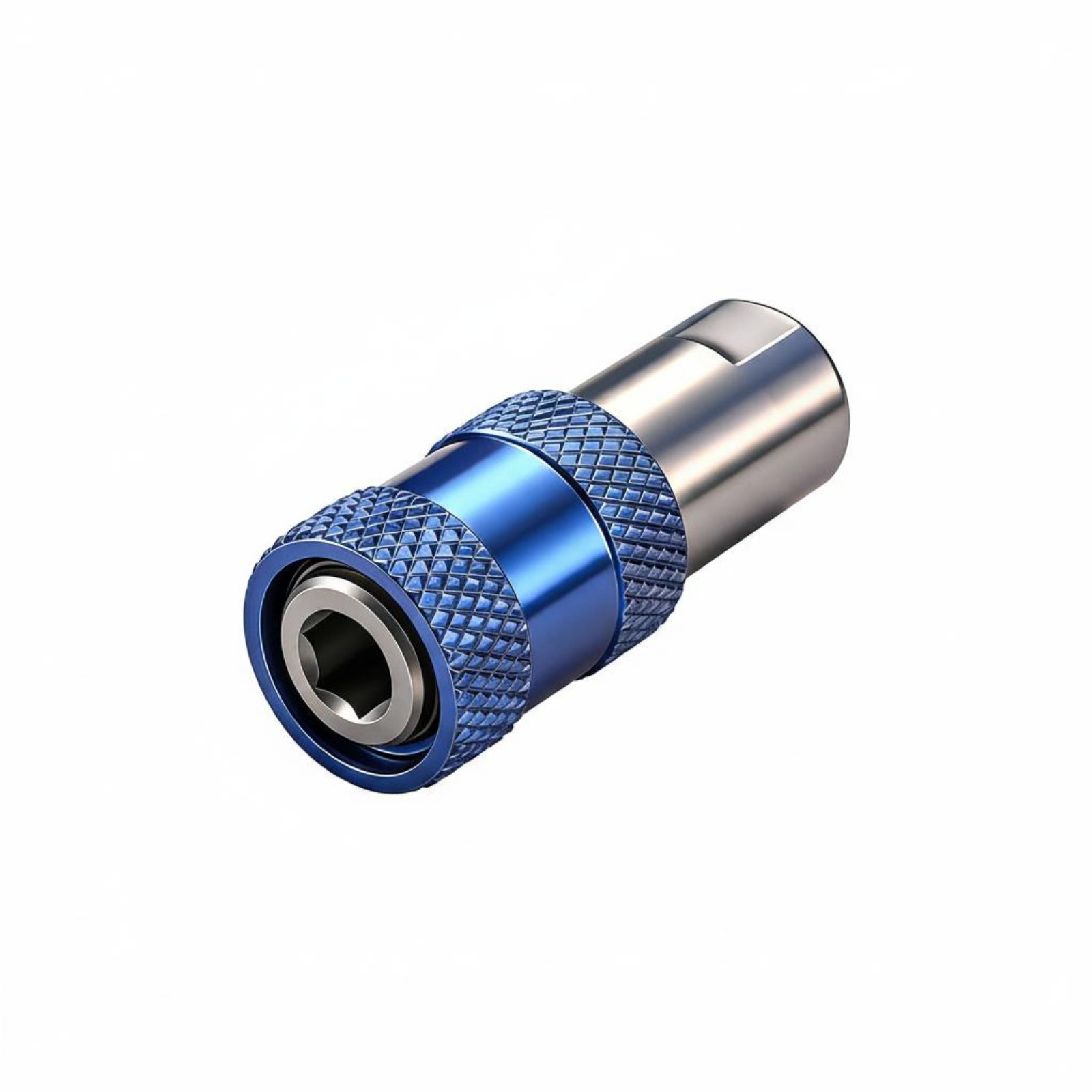 Drill to Screwdriver Adapter Universal Hex Shank Adapter with Knurled Grip Long Quick Release Bit Holder for Home Improvers