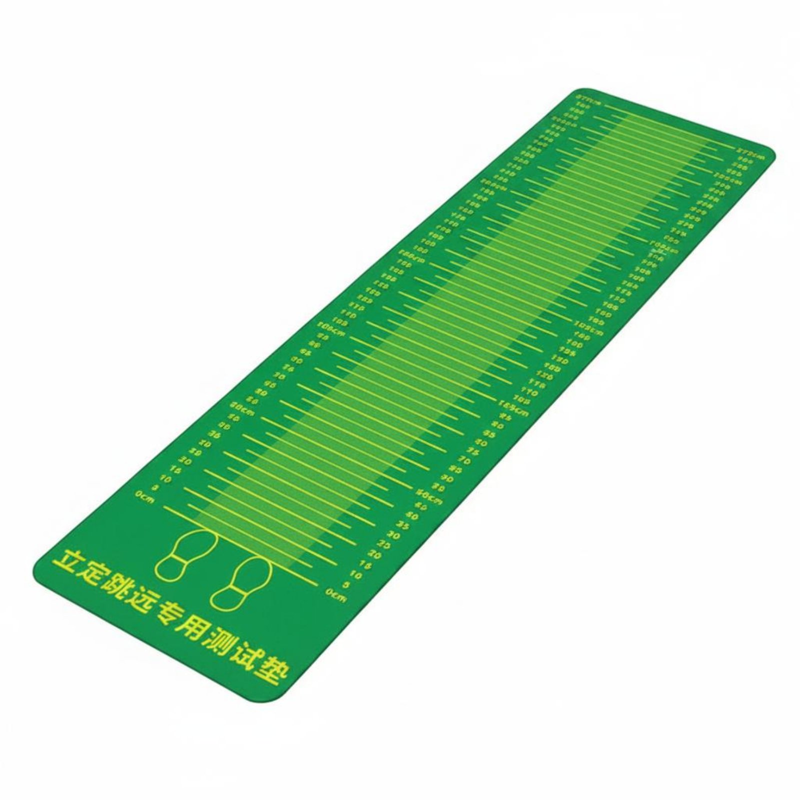 3 Pieces Shock Absorbing Broad Jump Measurement Mat Anti-Slip Standing Long Jump Mat Rubber Sports Equipment Wear-Resistant for Students, School