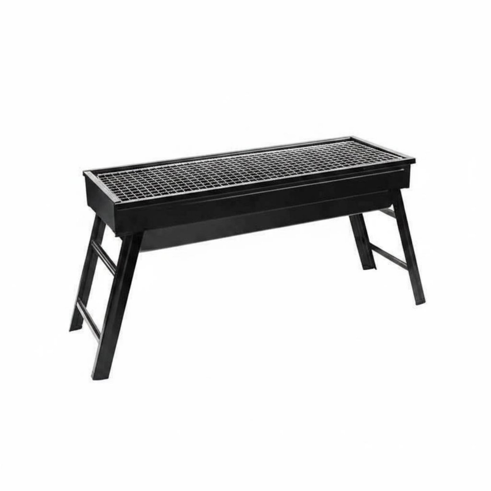 Thickened Stainless Steel Barbecue Grill Foldable Folding BBQ Grill Easy to Clean Outdoor Cooking for Camping, Picnic