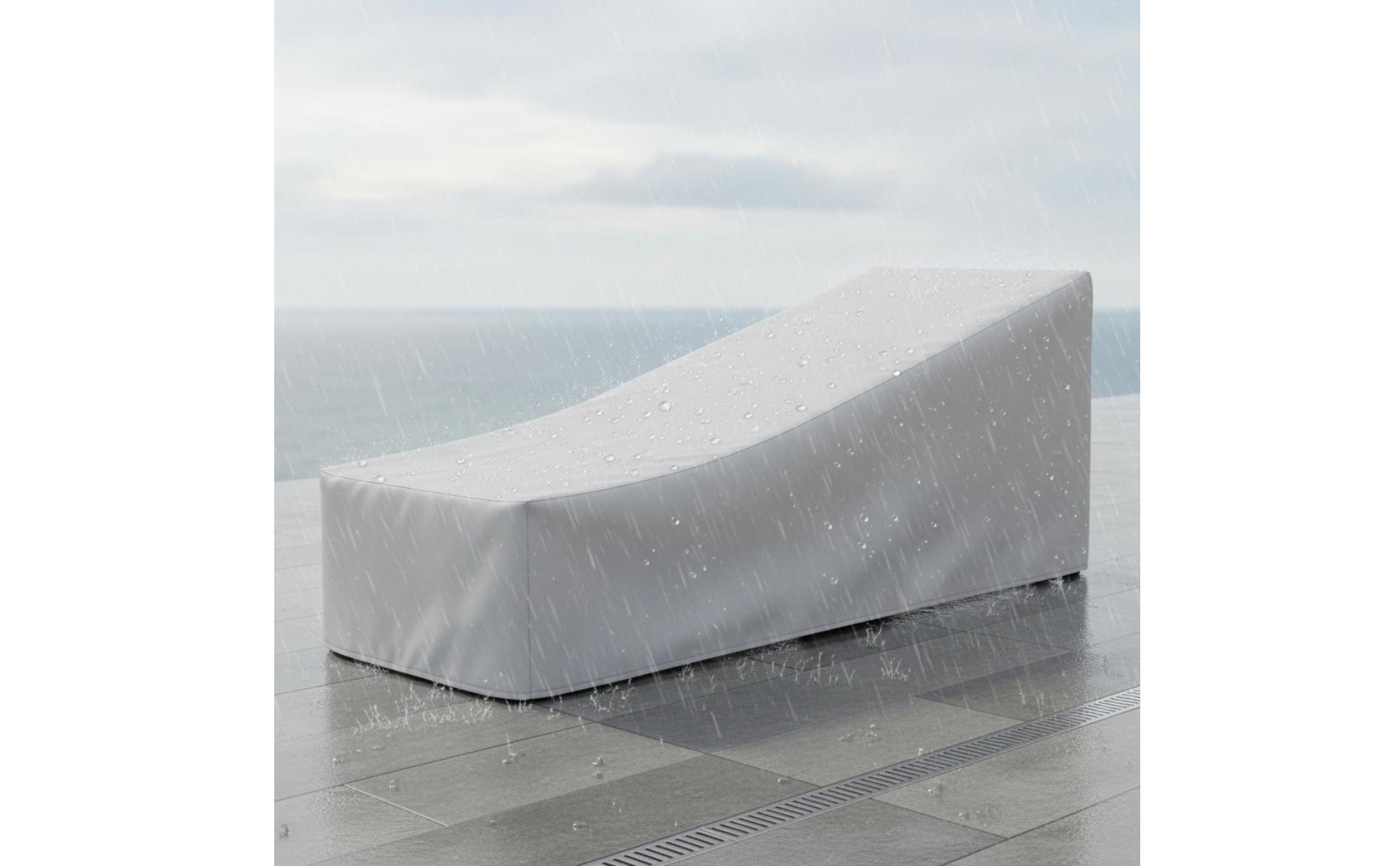 Sunlounger Cover Waterproof Sun Bed Cover Dustproof for Beach