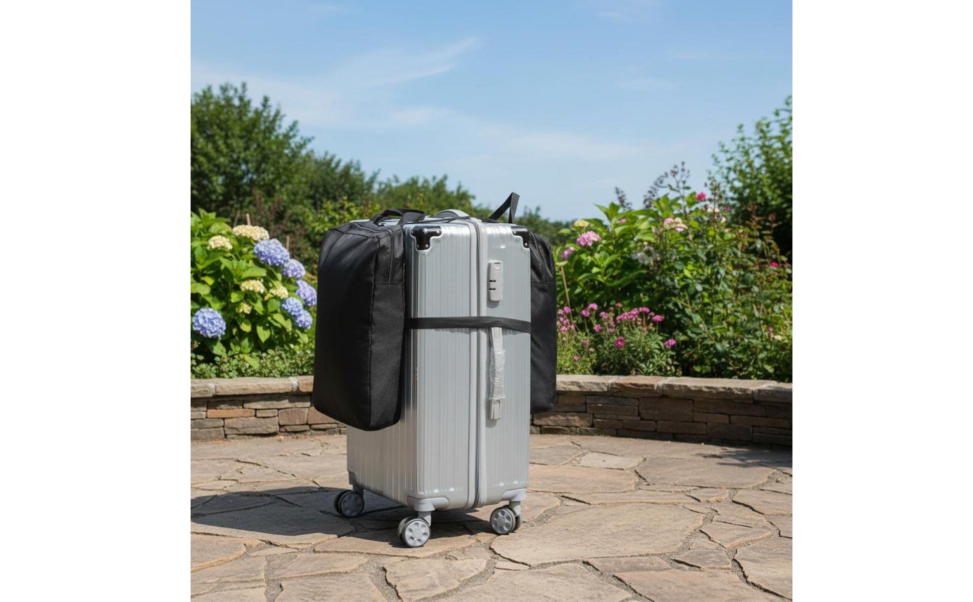 Luggage Expansion Bag Large Capacity Suitcase Extender Bag Low Odor for Airport
