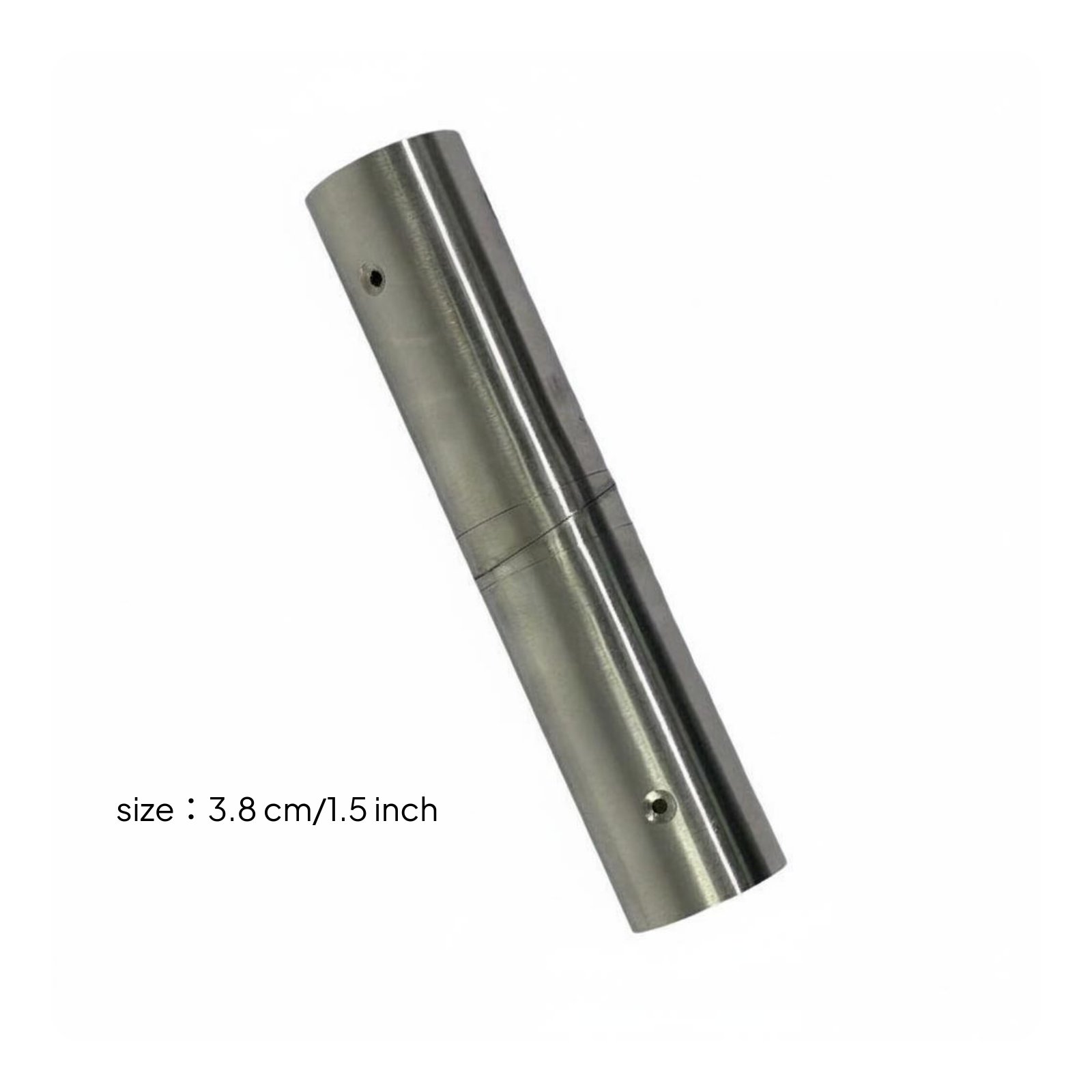 Stainless Steel Elbow Joint Polished Surface Rotating Umbrella Joint Umbrella Middle Pole Connector for Outdoor Patio, Garden, Rain Protection