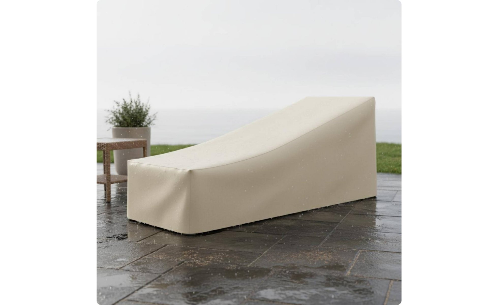 Sunlounger Cover Waterproof Sun Bed Cover Dustproof for Beach