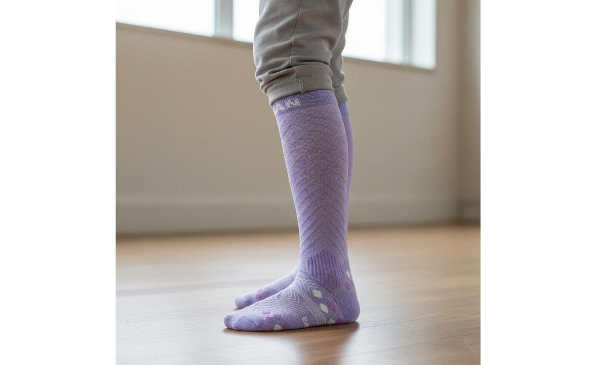 Kinder-Fechtstrümpfe rutschfest Fechtsocken elastisch für Fechten, Training