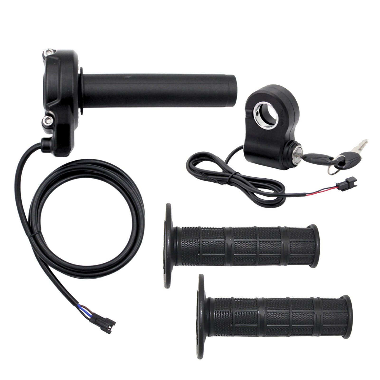 Complete Kit Electric Scooter Handlebar Lock All Black Vehicle Accessory Easy to Install