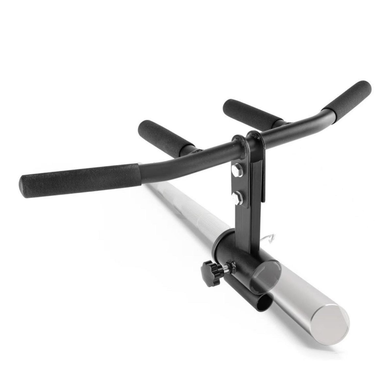 Non Slip Grips T-Shaped Handle Row Handle Heavy Duty V Bar Handle for Strength Training, Weight Machine